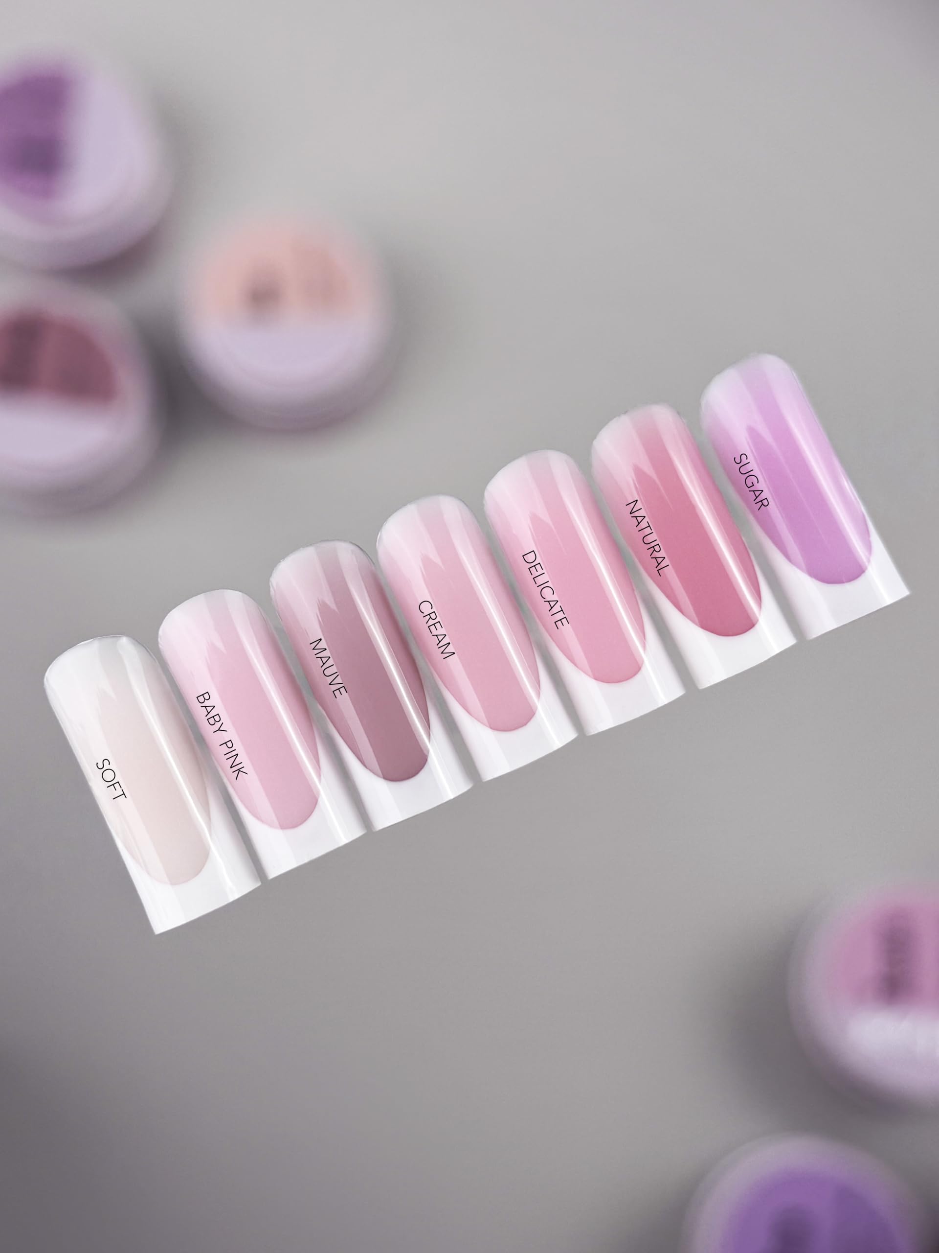 IN.HYPE Builder Gel for nail extensions creates durable, long-lasting color overlays.