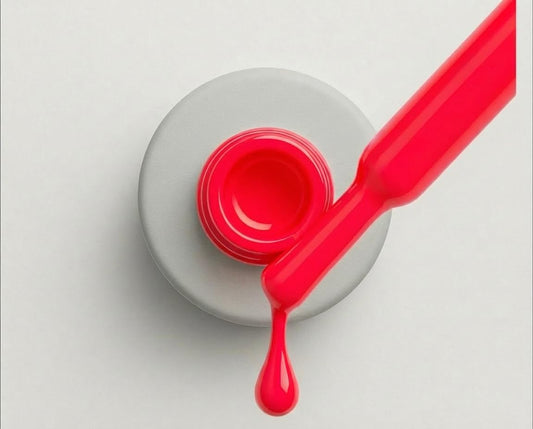IN.HYPE N.HYPE brush application gel polish showing precise lines for salon quality finish