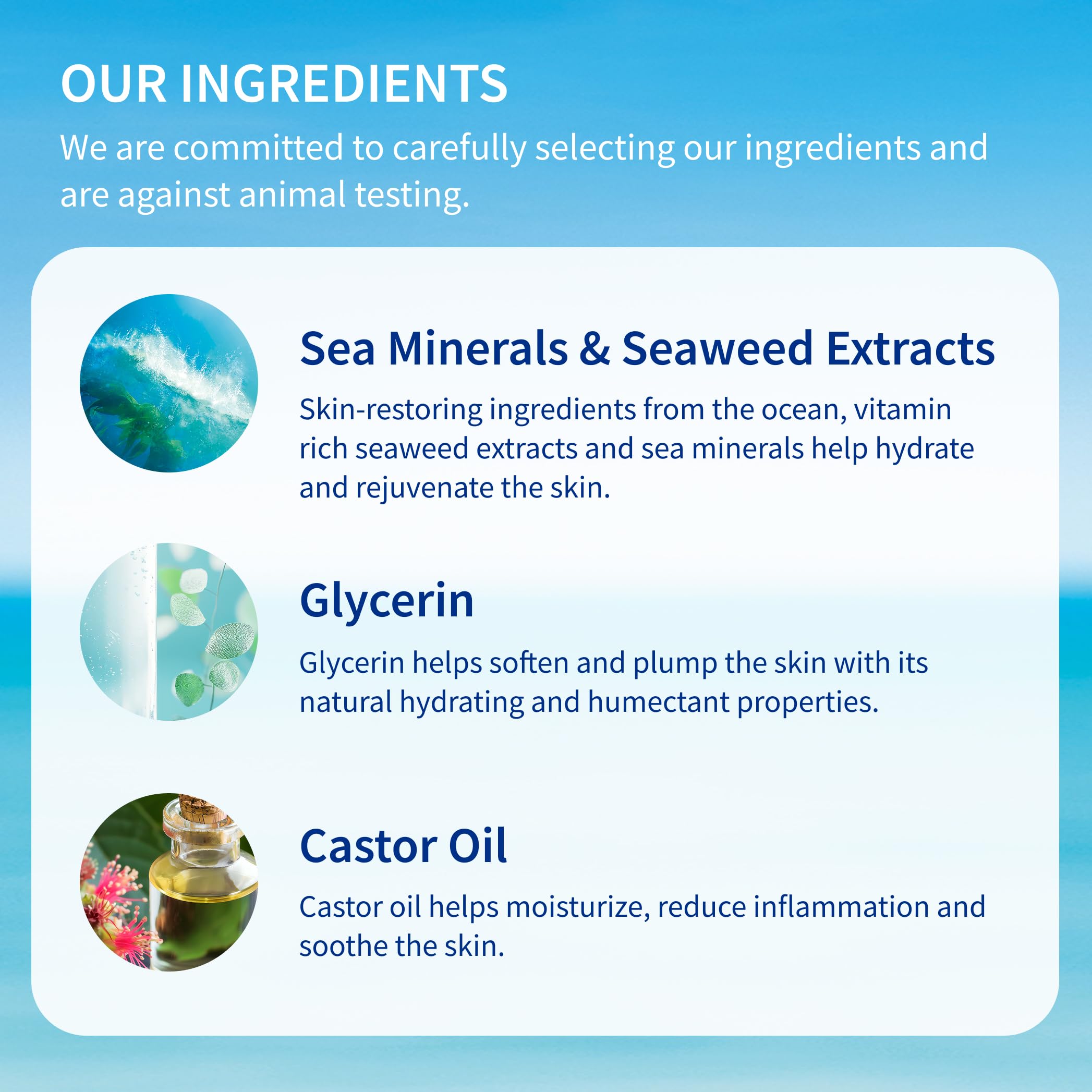 After use, skin feels soft and smooth with Inis scrub.
