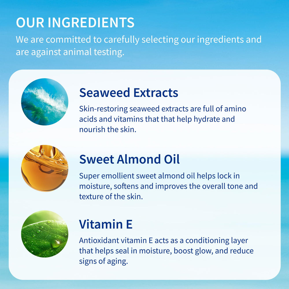 Skin looks nourished and refreshed after using Inis oil.