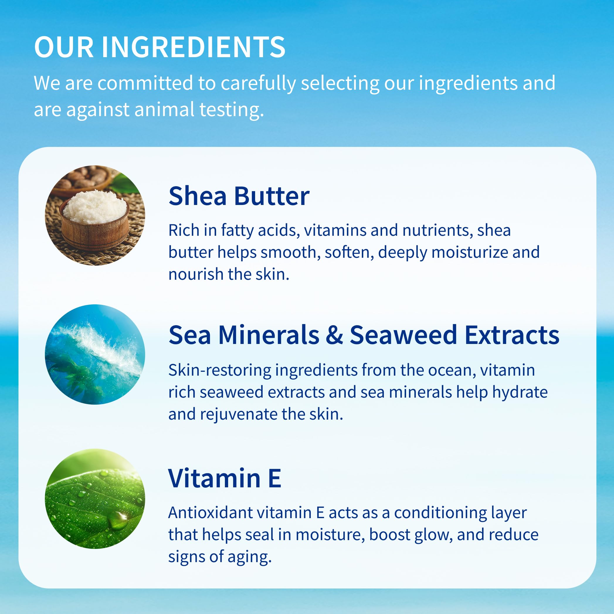 Inis post-application glow on skin showing lasting softness.