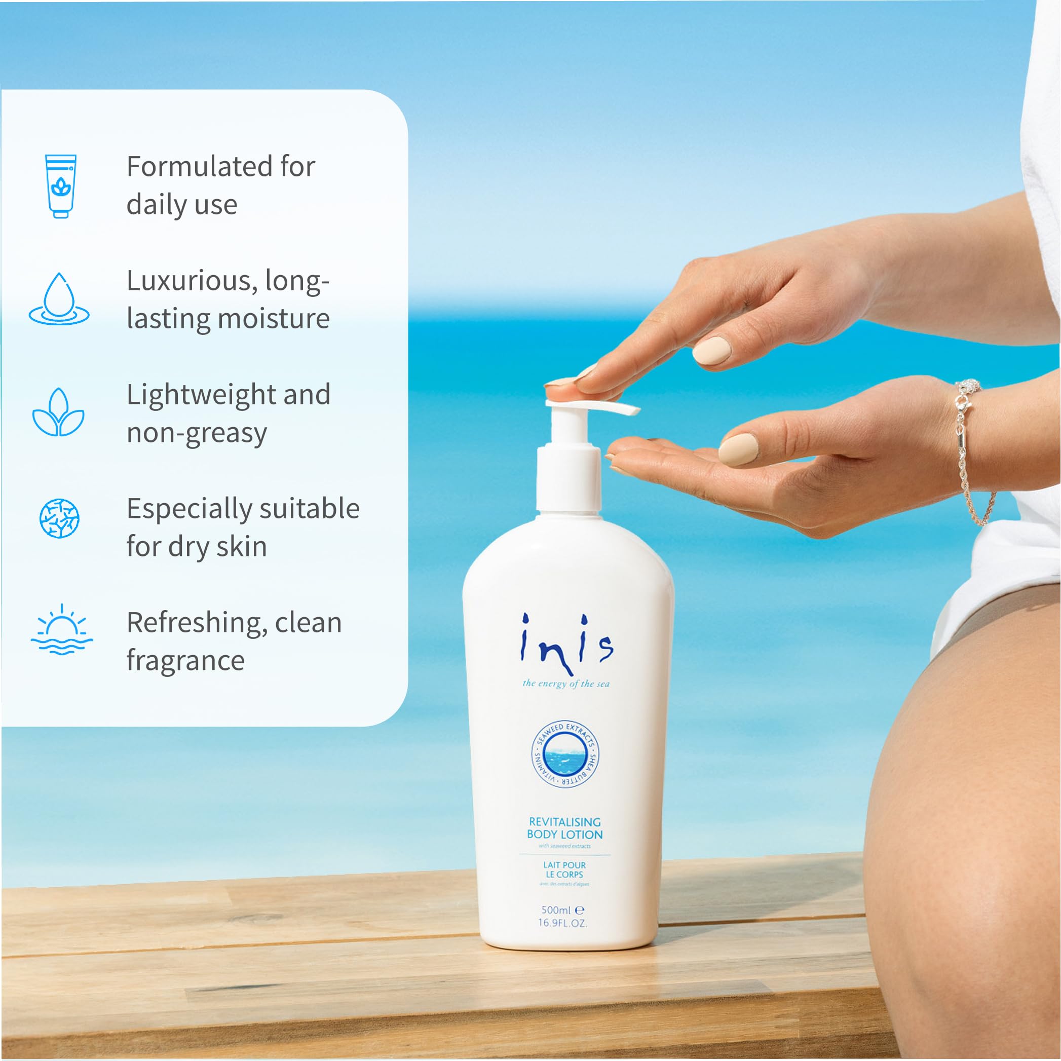 Inis Vitamin E and Provitamin B5 detail for antioxidant conditioning.