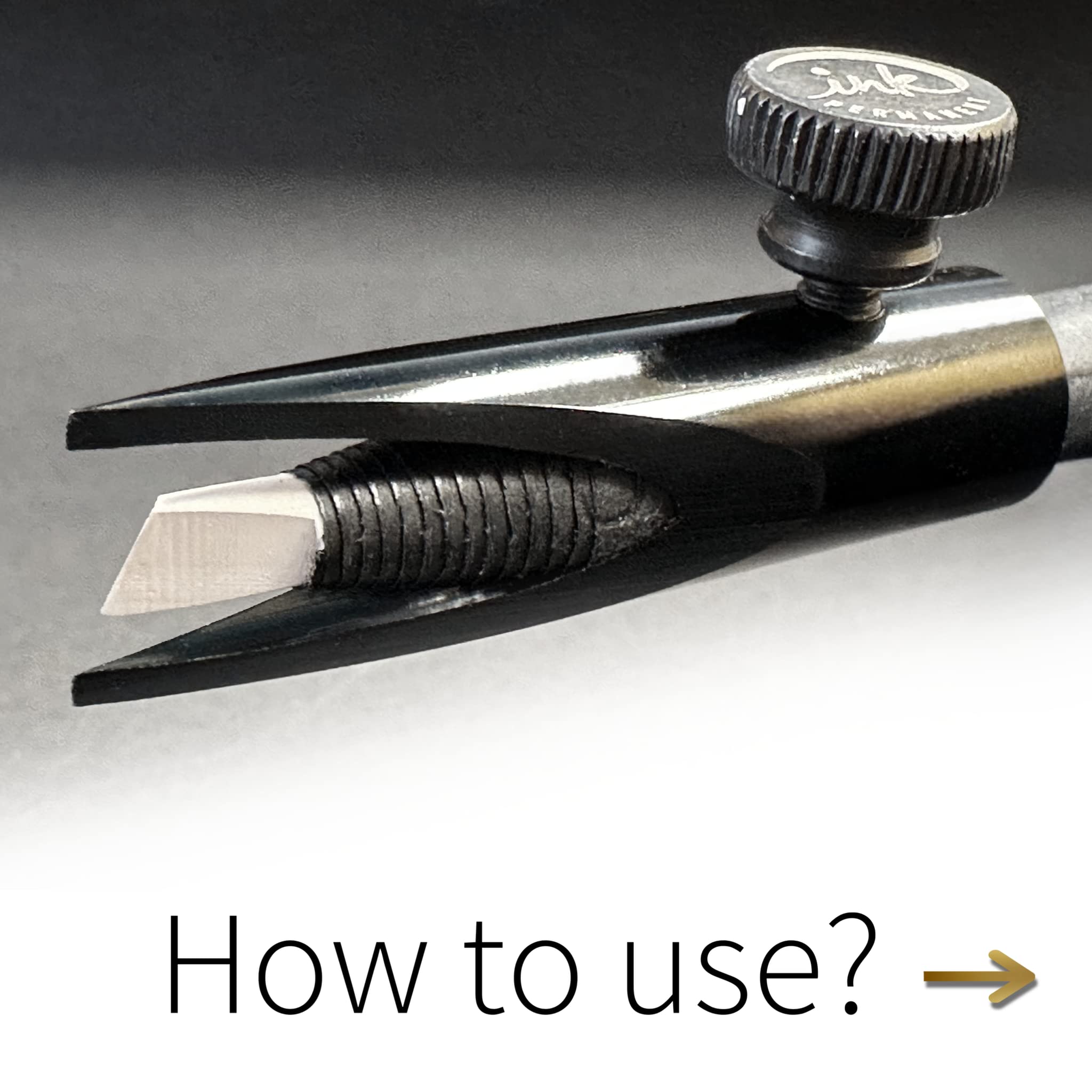 Ink Permanent mapping kit for microblading image highlighting precise brow planning.
