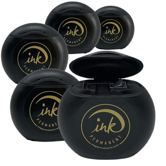 Ink Permanent pre-inked mapping string for precise eyebrow outlining.