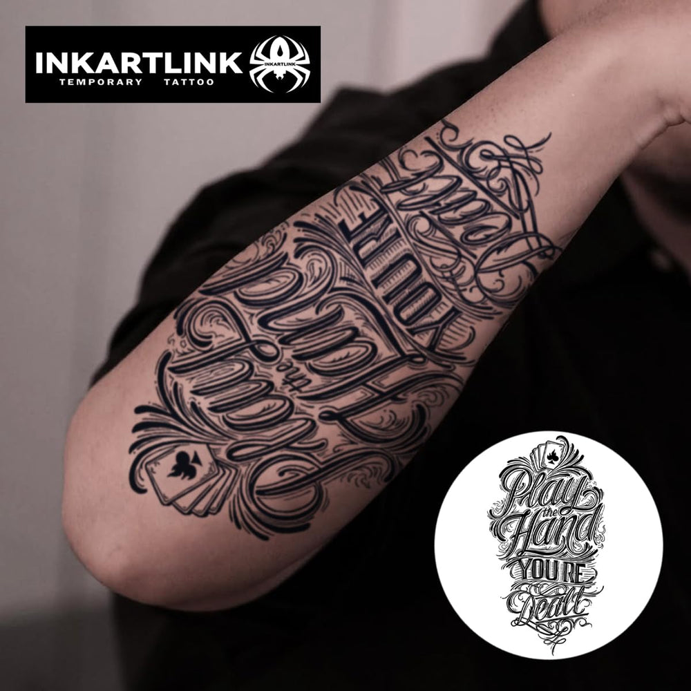 INKARTLINK easy 30-second application delivers detailed tattoo.