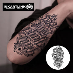 INKARTLINK easy 30-second application delivers detailed tattoo.