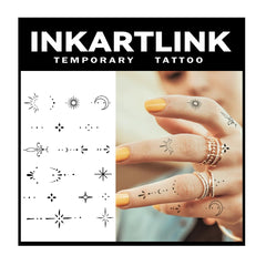 INKARTLINK Tattoo Tech 2-sheets showcase realistic wear for festivals and events.