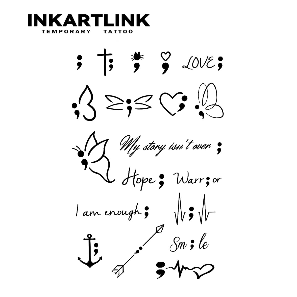 INKARTLINK Tattoo waterproof application demo demonstrates long-wear on skin.