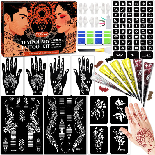InkForge 6-cones tattoos set for quick, vibrant event designs.