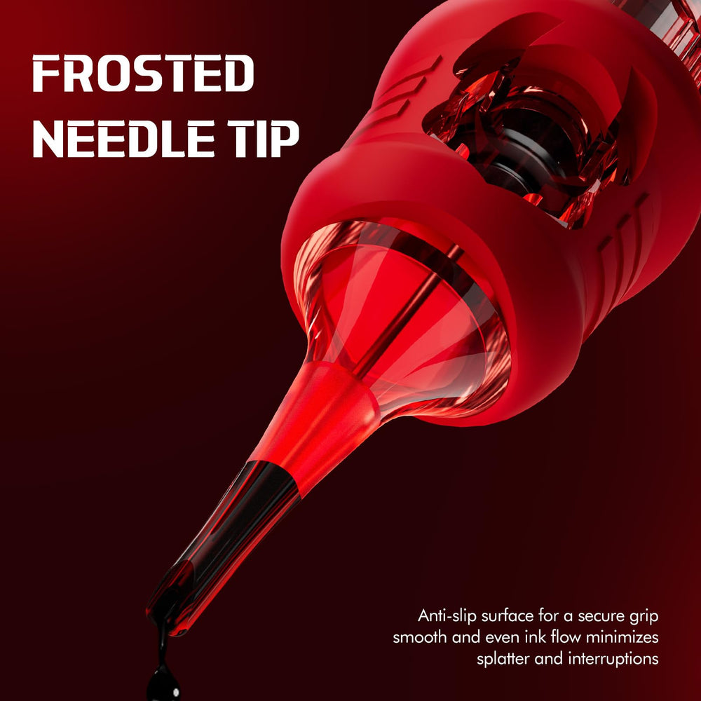Extended 13mm tip view showing improved ink reservoir