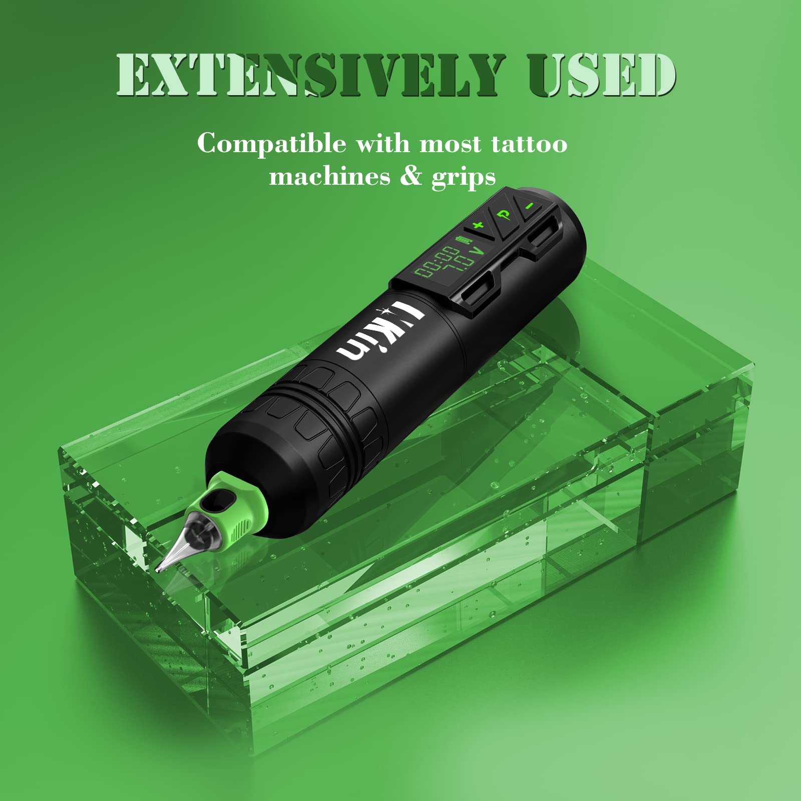 INKin Kelly 9RS silicone membrane helps maintain steady ink flow and prevents backflow.