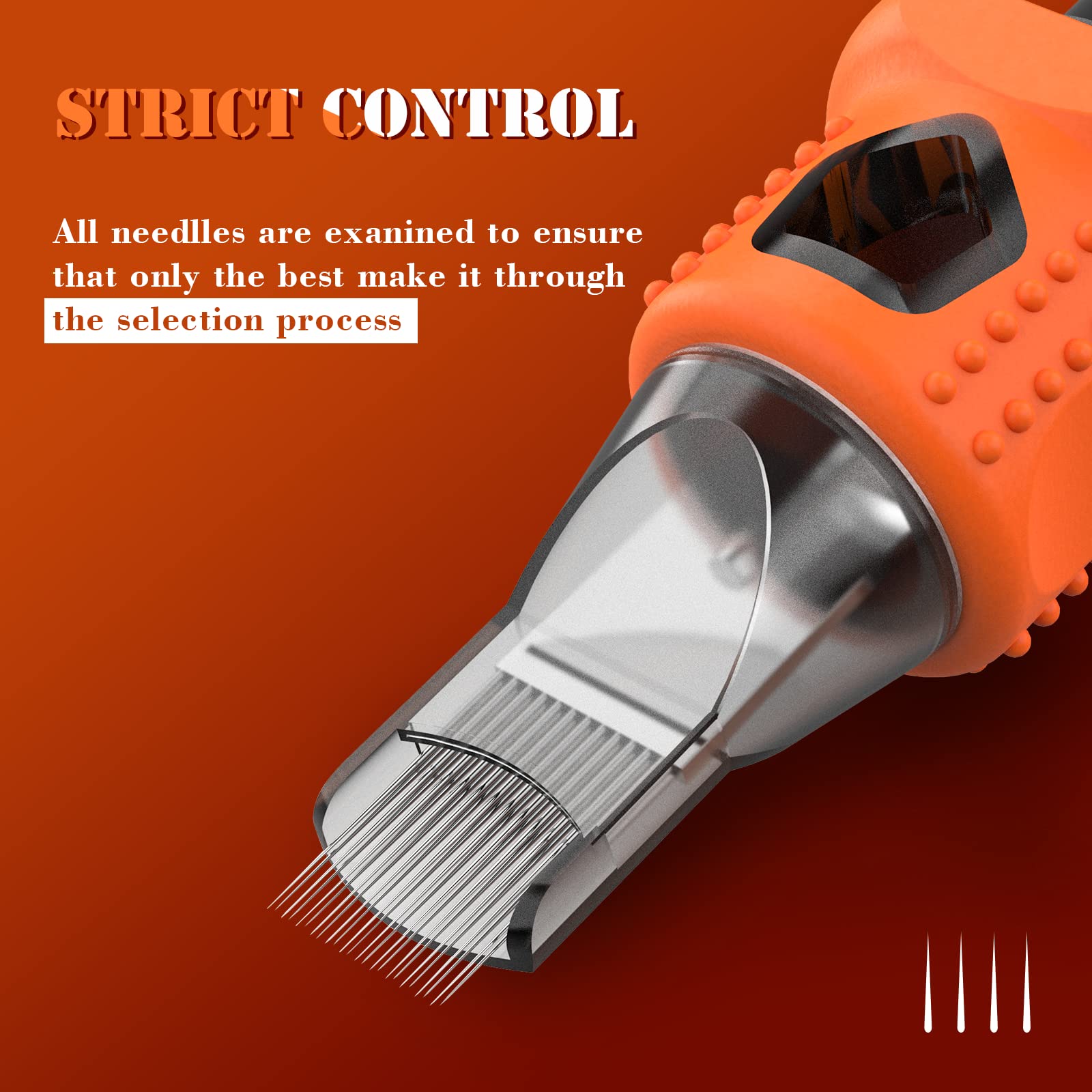 INKin cartridge needles finger ledge enhances comfort during long sessions