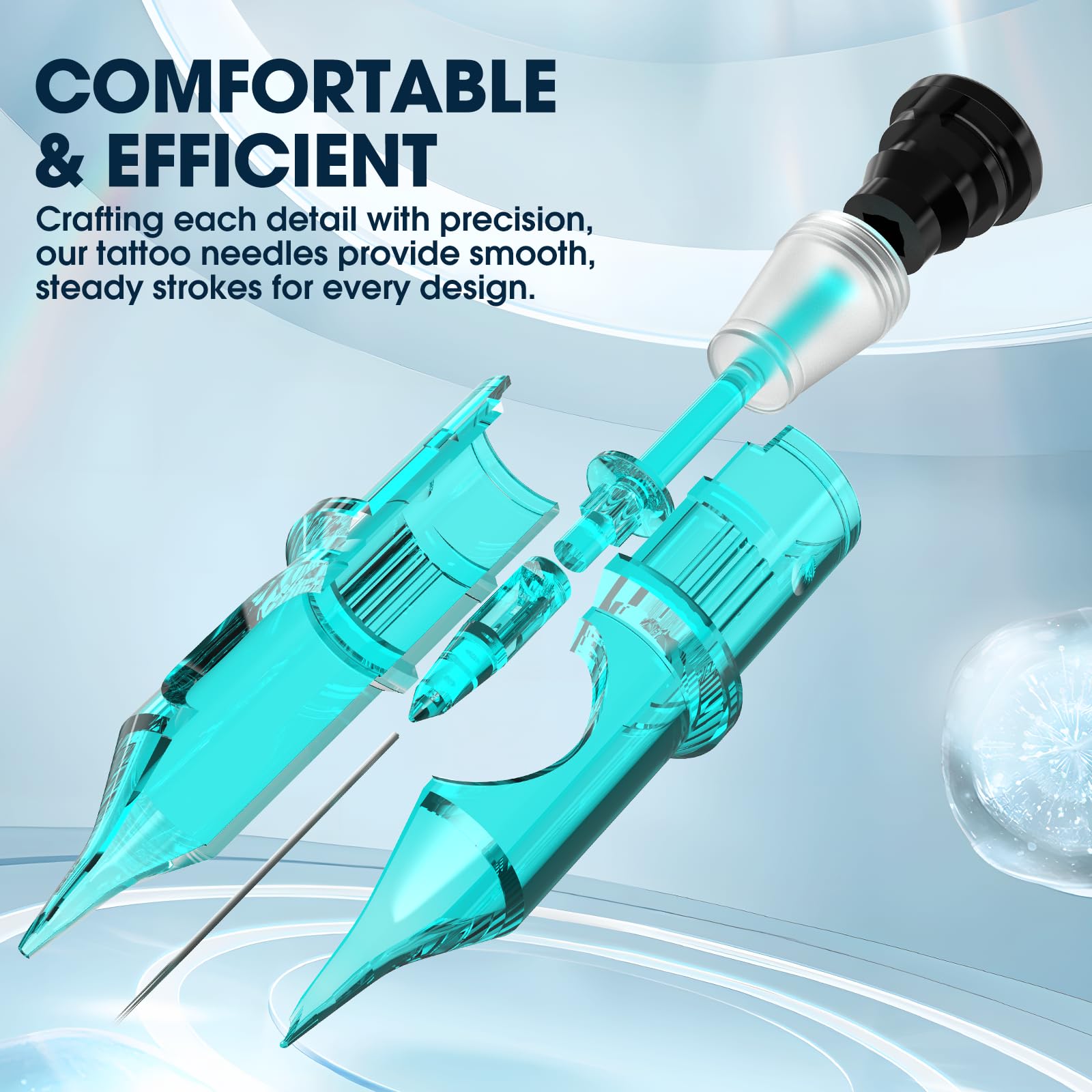 INKin cartridge needles disposable packaging reinforces hygienic use