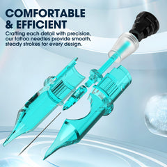 INKin cartridge needles disposable packaging reinforces hygienic use