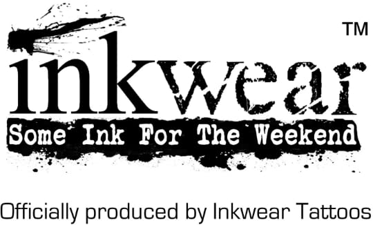 InkWear Slash temporary tattoos show realistic designs, easy to apply with water.