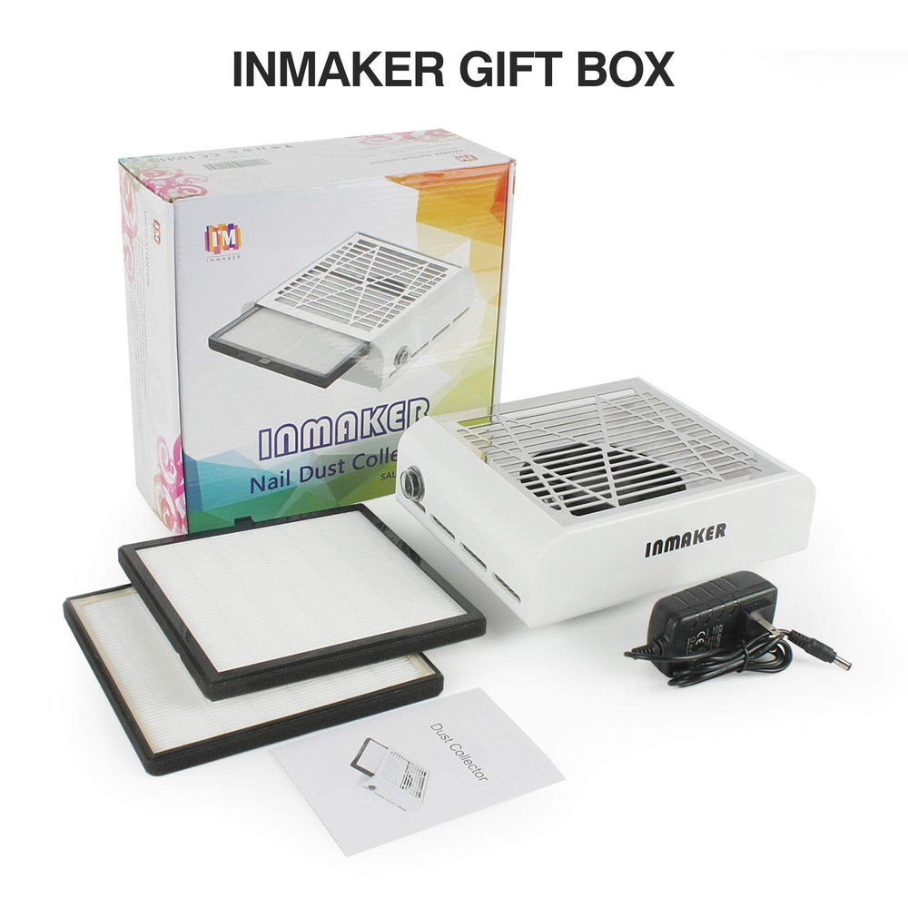 INMAKER unit operates quietly during nail art sessions