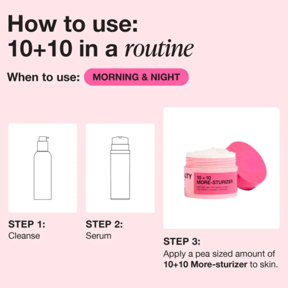 Innbeauty Project 10+10 peptide ceramide formula supports barrier health and lasting moisture.