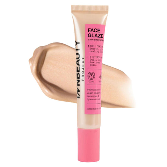 Innbeauty Project Face Glaze bottle demonstrates glow-ready hydration.