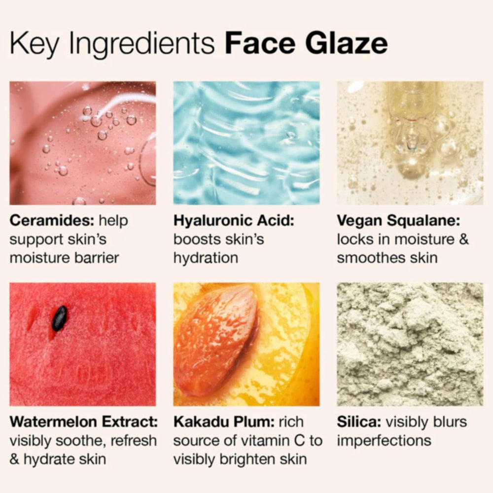Innbeauty Project Face Glaze texture close-up highlights ceramides.