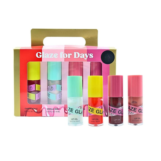 iNNBEAUTY PROJECT Glaze For Days Candy Apple swatch adds sheer red shine