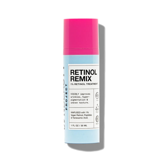 Innbeauty Project Retinol Remix bottle front for nightly smoothing