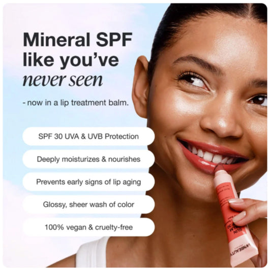 INNBEAUTY Project Sun Balm packaging highlights tint and mineral SPF 30