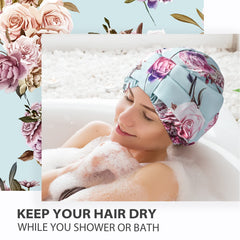 INNELO versatile shower cap used for makeup, spa, and hair prep