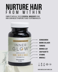 Inner Glow vitamins bottle mockup for product photography