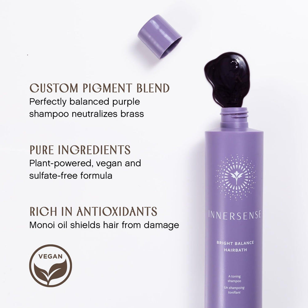 INNERSENSE Bright Balance 2-pack display emphasizes value and home color-care routine.