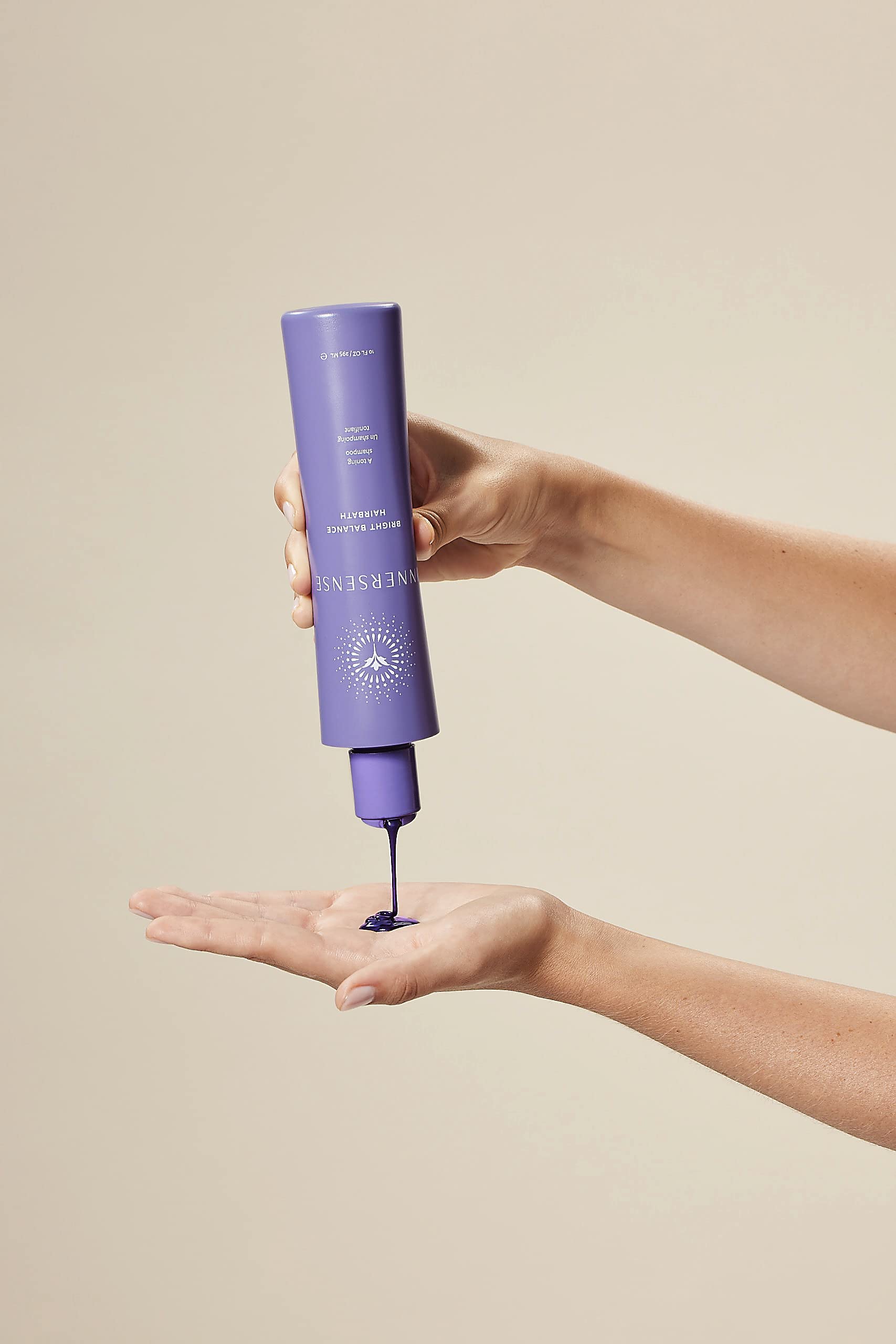INNERSENSE cruelty-free badge signals ethical haircare