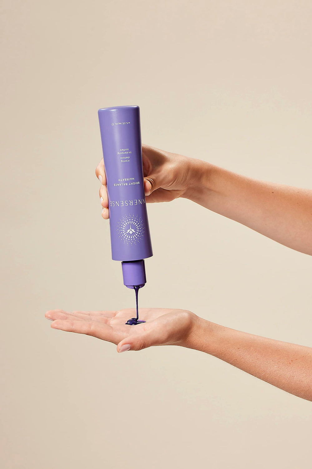 INNERSENSE cruelty-free badge signals ethical haircare