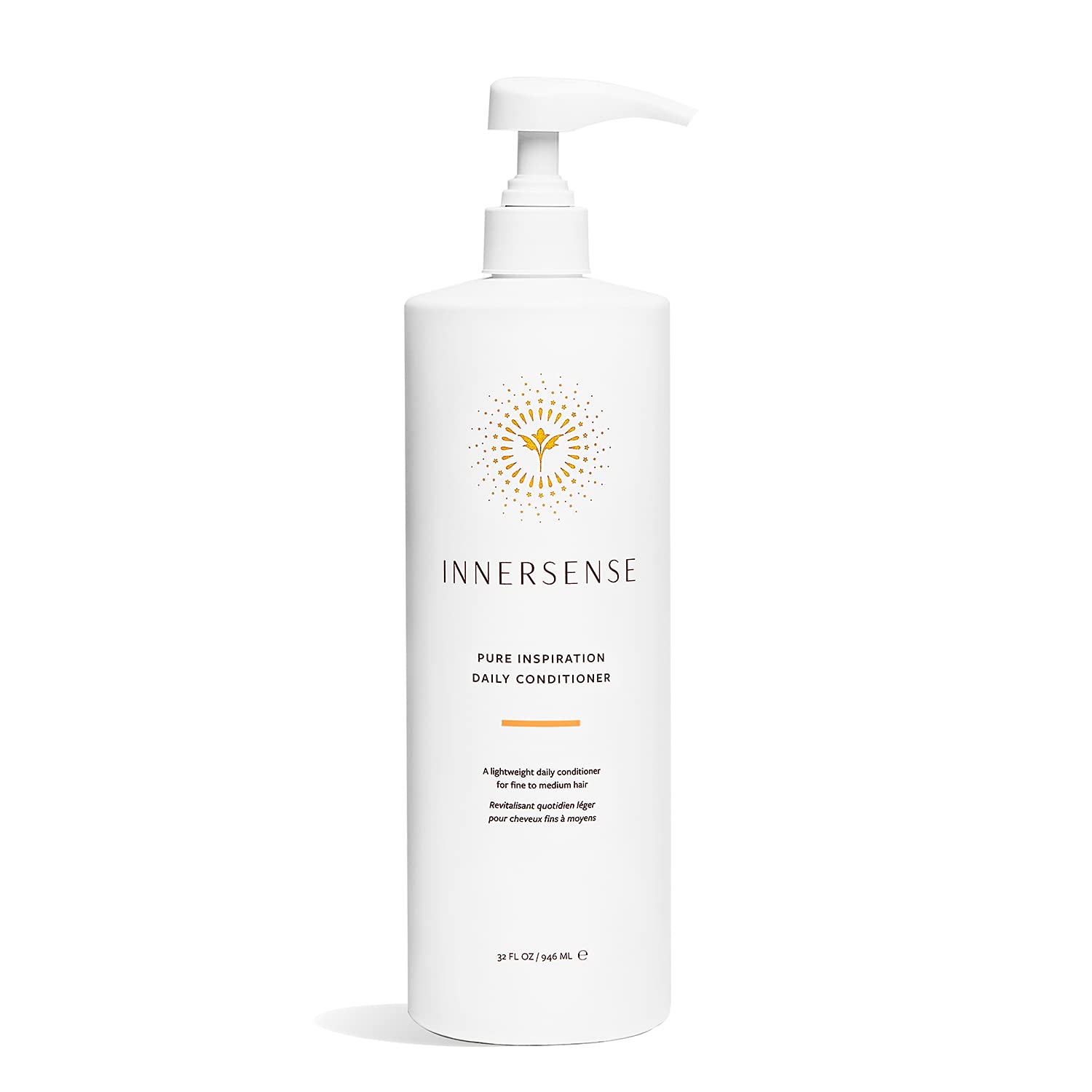INNERSENSE Daily Conditioner bottle shown for non-toxic hydration and detangling.