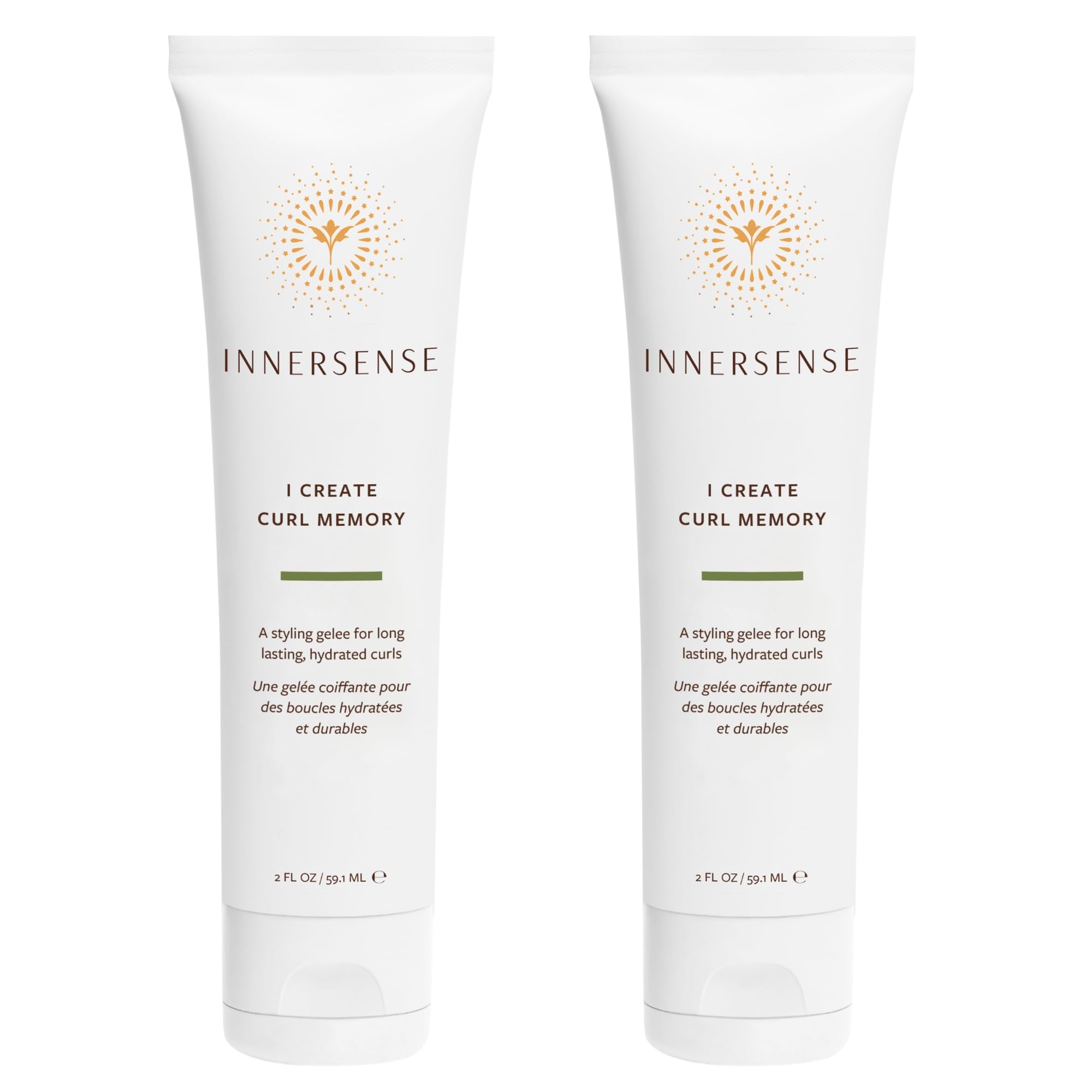 INNERSENSE I Create Curl Memory Gel jar closeup showing hydrating texture for defined curls