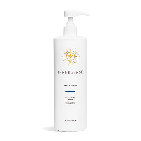 INNERSENSE I Create Hold pump bottle 32oz showcases long-lasting definition.