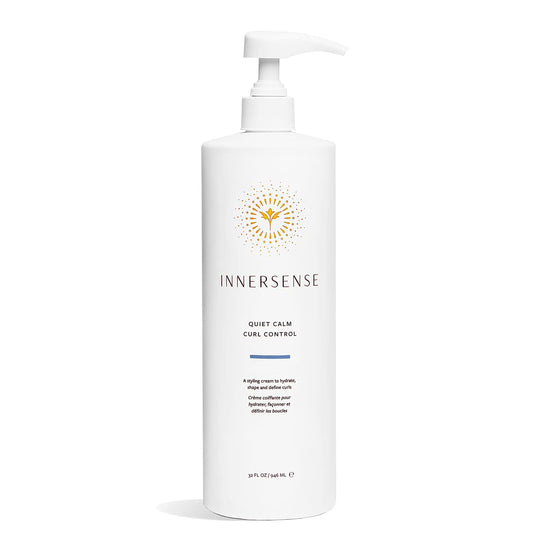 INNERSENSE Natural Quiet Calm Curl Control pump bottle for defined, frizz-free curls