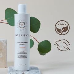 INNERSENSE Hairwash foam close-up with rich lather and nourishing feel