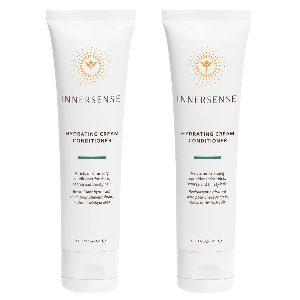 INNERSENSE Organic Beauty hydrating cream conditioner bottle for dry, thick hair.