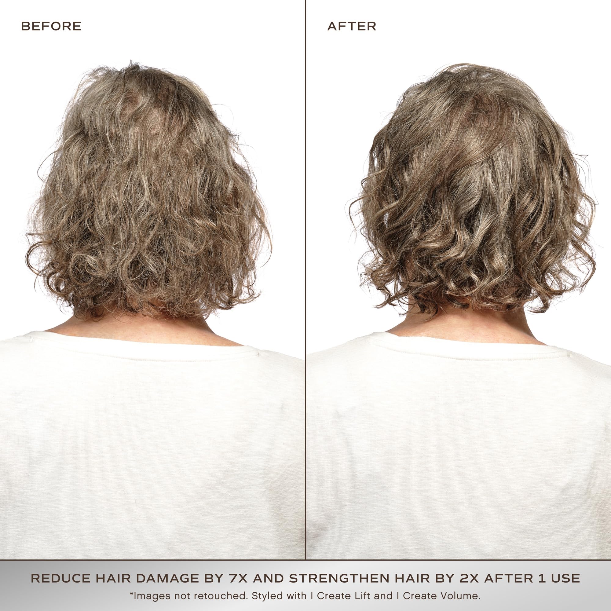 INNERSENSE Repair Hair Mask frizz-free finish on smooth hair