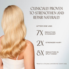 INNERSENSE Repair Hair Mask texture application on hair strands during use