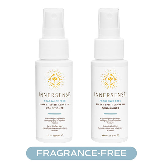 INNERSENSE Sweet Spirit Leave-In Spray hydrates and eases styling