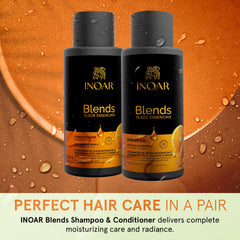 Inoar Blends avocado oil bottle delivering rich nourishment.