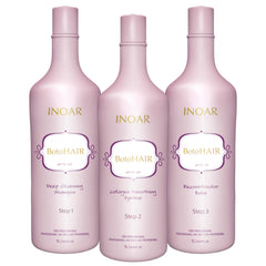 INOAR BotoHair Deep Cleansing Shampoo bottle purifies strands for a fresh start