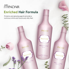 INOAR BotoHair finished-hair after-use shows frizz control and smoothness