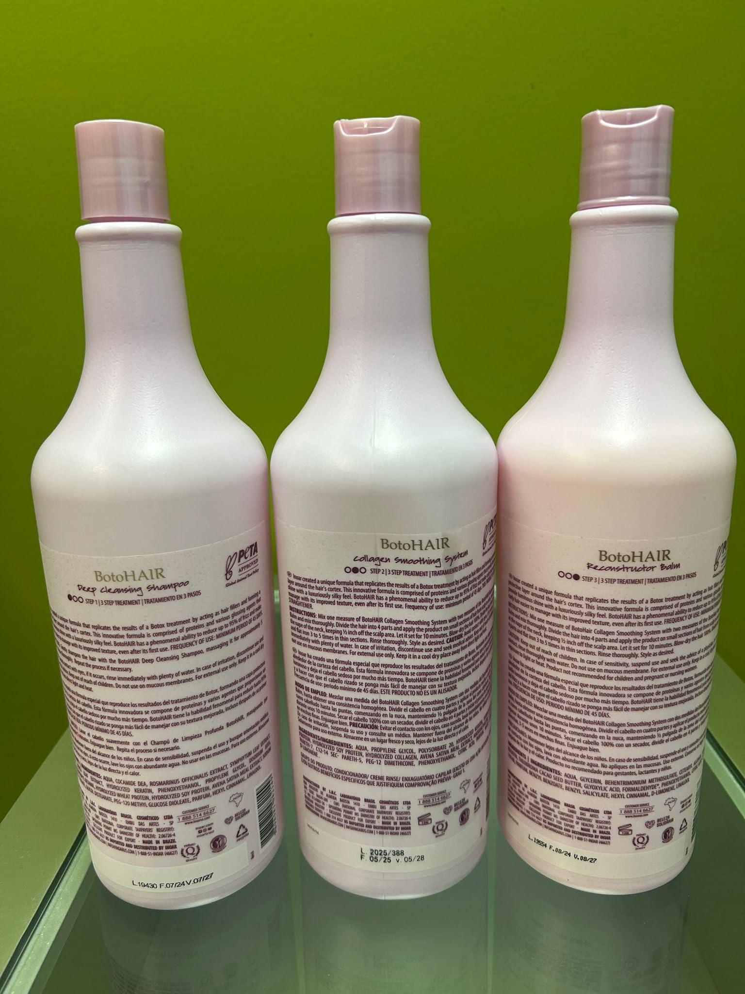INOAR BotoHair packaging on display, ideal for salon or home use