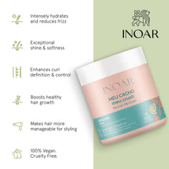 INOAR Meu Cacho Meu Crush plant-based collagen supports deeper moisture and elasticity