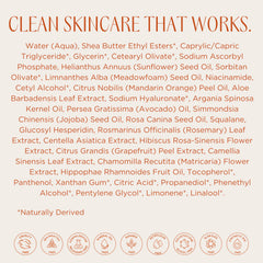 InstaNatural Vitamin C Moisturizer applied to clean skin for a dewy finish.
