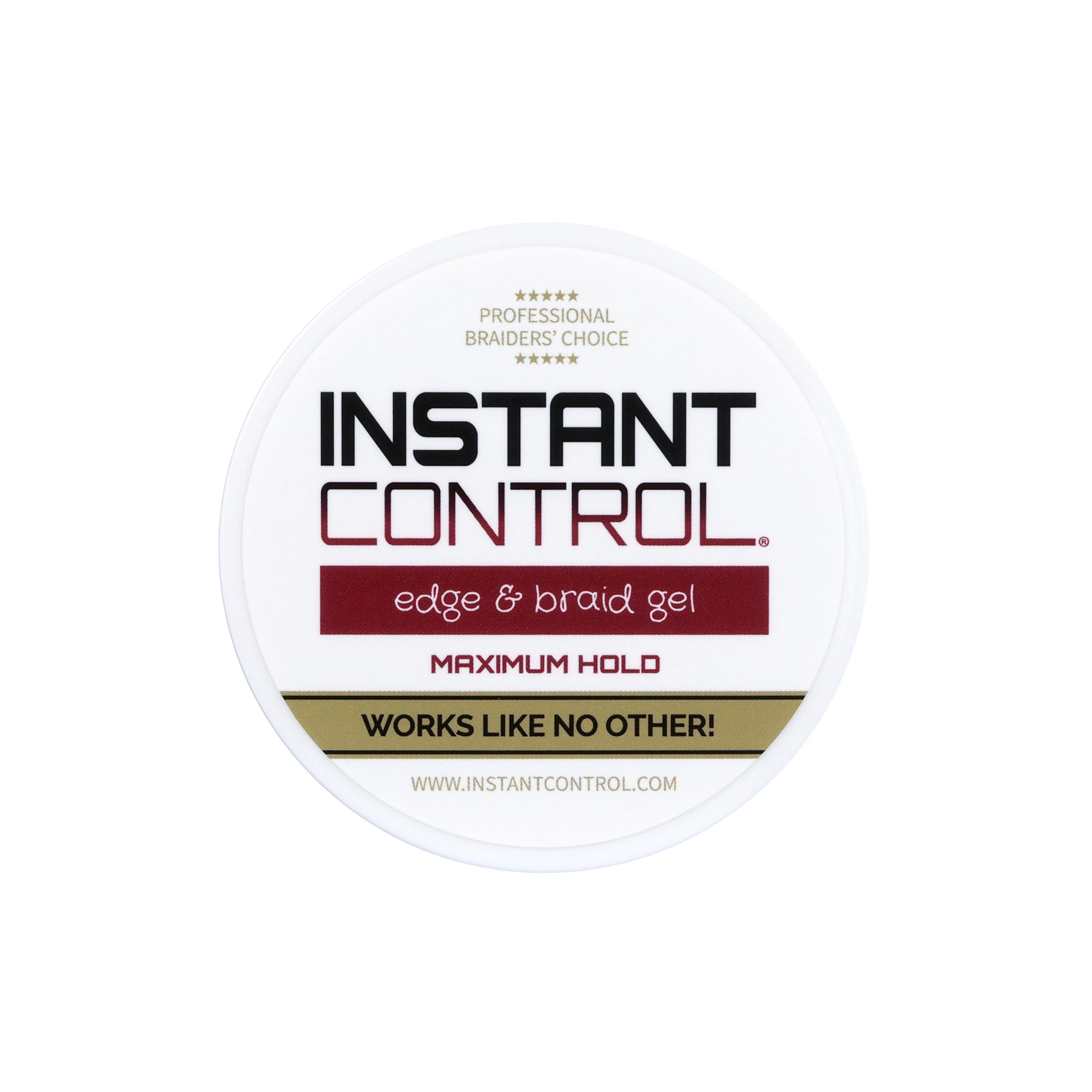 Instant Control water-soluble pomade for easy washout and shine.