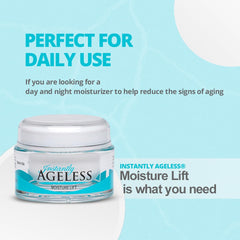 Instantly Ageless Moisture Lift in the day routine pairs with sunscreen