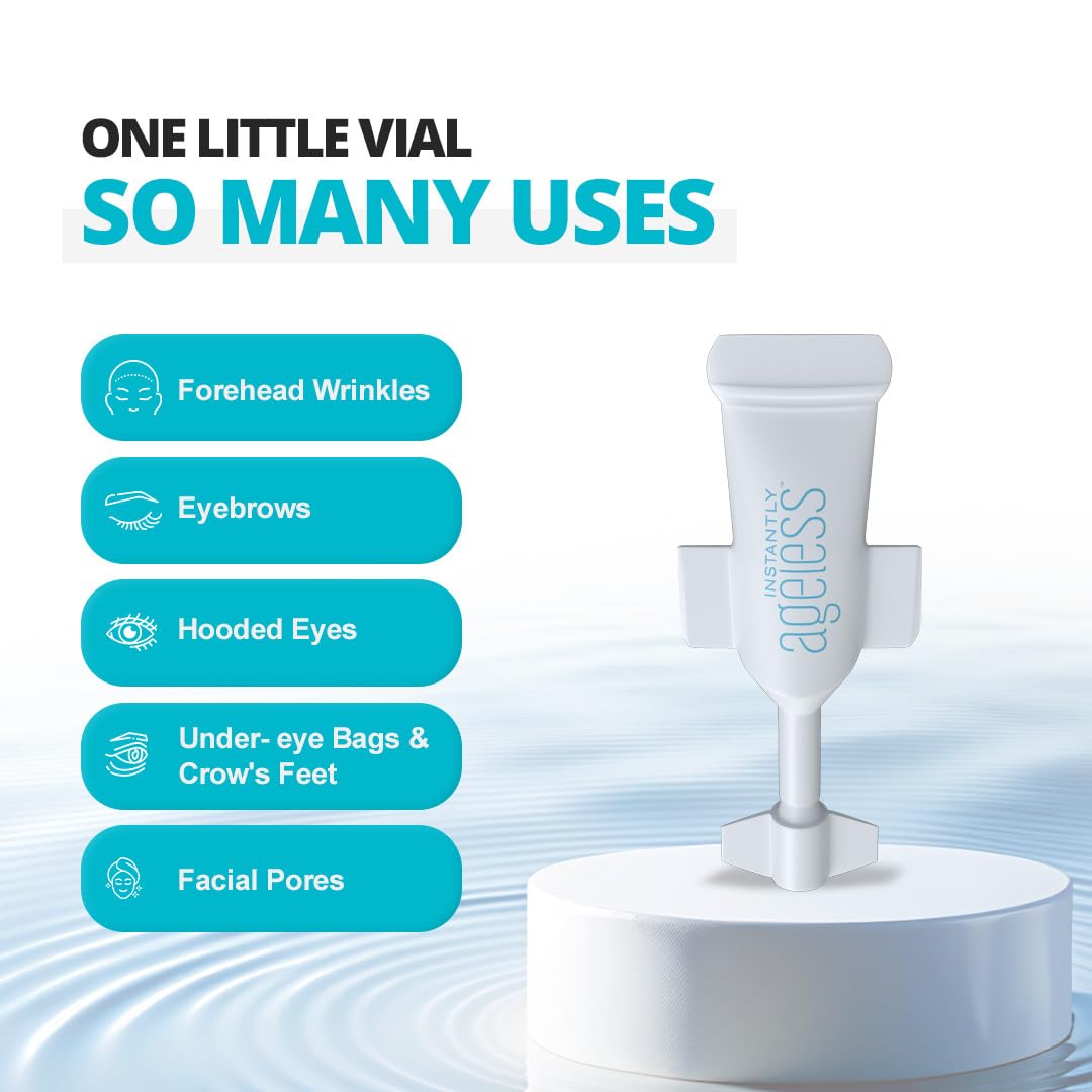 Instantly Ageless pore minimizer helping smooth texture near the eyes.