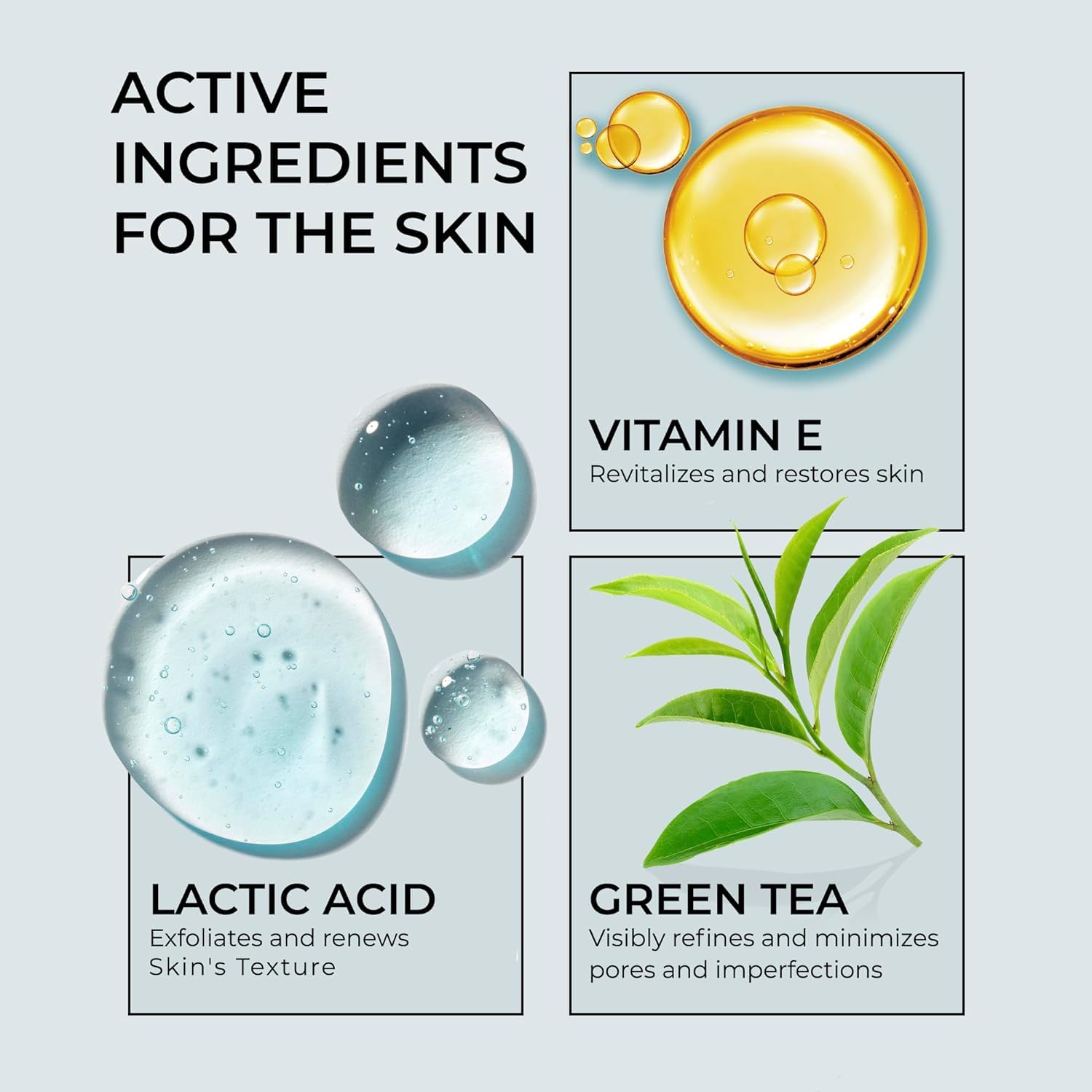InstaSkincare Glycolic Serum 15% on hand shows smooth, even application.